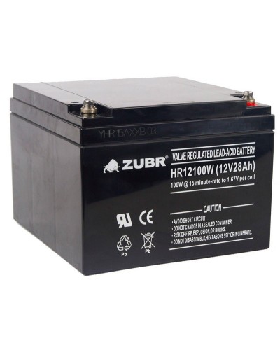 ZUBR HR 12100W (12V, 28Ah). Аккумулятор герметичный свинцово-кислотный. ZUBR в Ростове-на-Дону