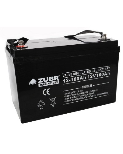 ZUBR MARINE GEL NPG 12-100 (12V, 100Ah). Аккумулятор герметичный свинцово-кислотный. ZUBR в Ростове-на-Дону