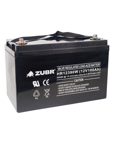 ZUBR HR 12390W (12V, 110Ah). Аккумулятор герметичный свинцово-кислотный. ZUBR в Ростове-на-Дону