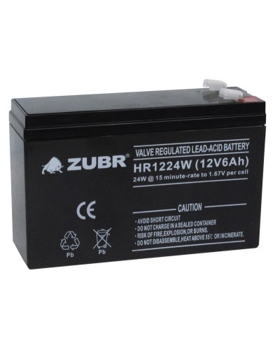 ZUBR HR 1224W (12V, 6Ah). Аккумулятор герметичный свинцово-кислотный. ZUBR в Ростове-на-Дону