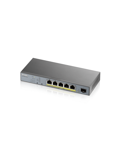 GS1350-6HP-EU0101F. L2 коммутатор PoE+ для IP-видеокамер. ZYXEL в Ростове-на-Дону