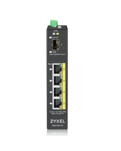 RGS100-5P-ZZ0101F. Промышленный PoE+ коммутатор. ZYXEL в Ростове-на-Дону