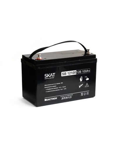 SKAT SB 12100 (2542). Аккумулятор герметичный свинцово-кислотный. Бастион в Ростове-на-Дону