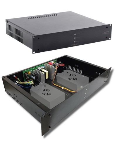 СКАТ-1200У RACK (СКАТ ИБП-12/7-2x17-RACK) (2141). Источник вторичного электропитания резервированный. Бастион в Ростове-на-Дону