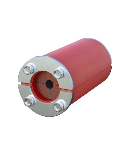 Проходка круглая, нержавеющая, D50х70 мм для кабелей D10-30 мм (DXF3114): Проходка круглая, нержавеющая в Ростове-на-Дону