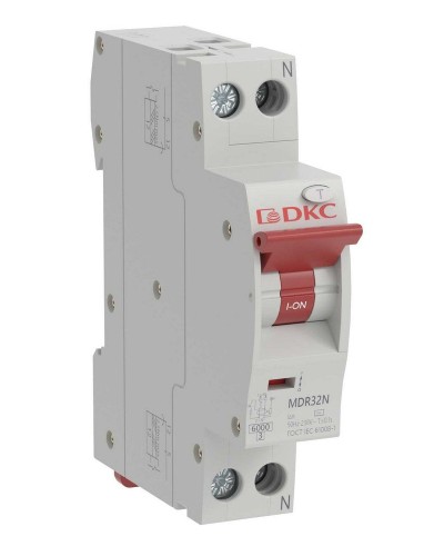 YON max MDR, 1P+N, 30mA, 20A, 6kA, А (MDR32N-1N2C20-A). Компактный автоматический выключатель дифференциального тока. ДКС в Ростове-на-Дону