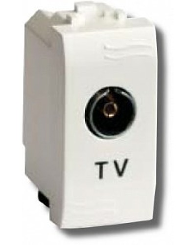 Розетка TV проходная Brava 1 модуль слоновая кость (75581S): Розетка TV в Ростове-на-Дону