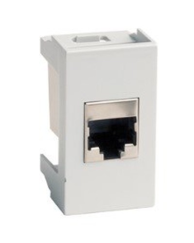 Розетка RJ-45 Viva 1 модуль серая (45138): Розетка компьютерная с одним разъёмом в Ростове-на-Дону