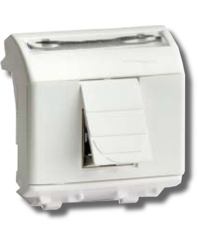 Розетка RJ-45 Brava 2 модуля белая (76450B): Розетка компьютерная с двумя разъёмами в Ростове-на-Дону