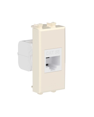 Розетка RJ-45, кат.5E, Avanti, 1 модуль, ванильная дымка (4405661): Розетка компьютерная модульная в Ростове-на-Дону