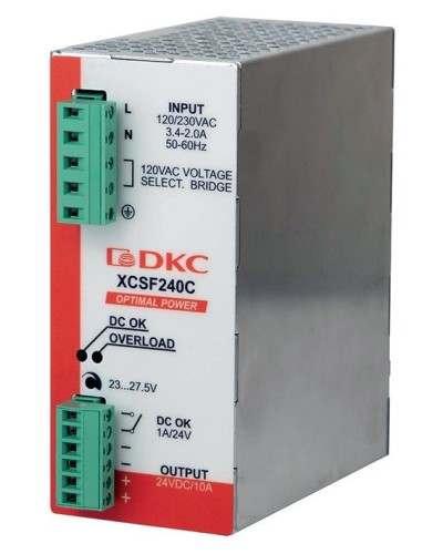 Источник питания однофазный, 240Вт, 5А, 48В (XCSF240DP). Источник питания OPTIMAL POWER однофазный, с ORing диодом. ДКС в Ростове-на-Дону