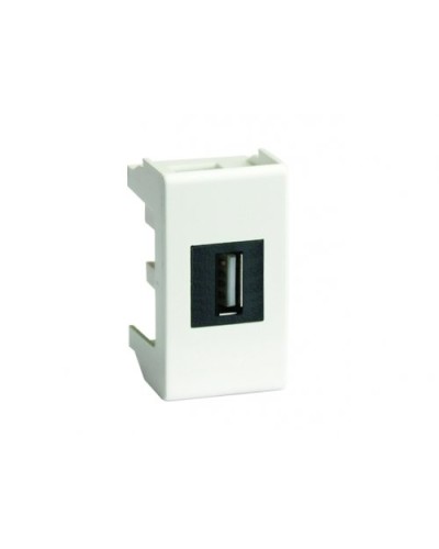 Розетка USB 2.0 Brava 1 модуль слоновая кость (75200S): Розетка USB в Ростове-на-Дону
