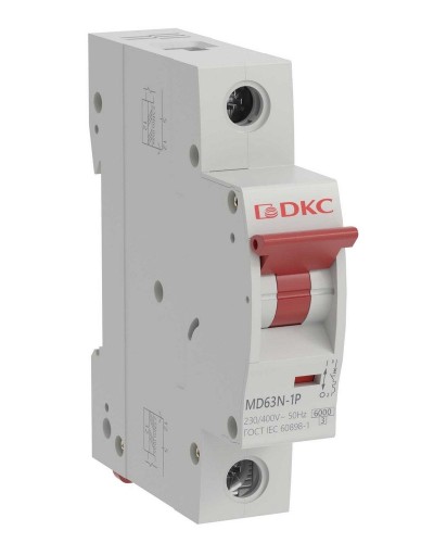 YON max MD63N 1P 6А 6кА C (MD63N-1PC6). Автоматический выключатель. ДКС в Ростове-на-Дону