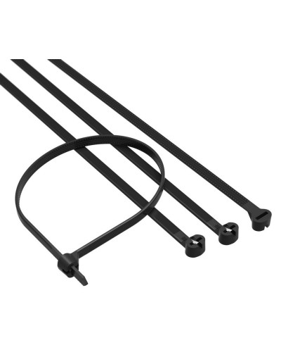 Хомут 4,8x370 P6.6, черный (100шт) (21319SR): Хомут с двойным замком в Ростове-на-Дону