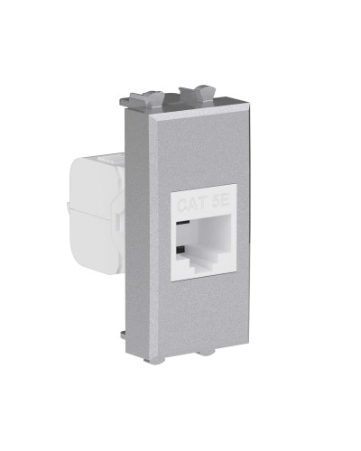 Розетка RJ-45, кат.5E, Avanti, 1 модуль, закаленная сталь (4404661): Розетка компьютерная модульная в Ростове-на-Дону