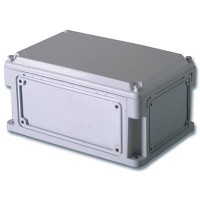 Корпус RAM box 300х150х146, высота крышки 21 мм, IP67 (531210). Корпус с фланцами и непрозрачной крышкой, без монтажной платы. ДКС