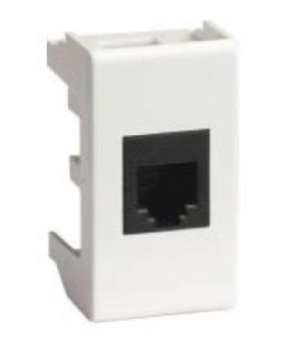 Розетка RJ-45 Viva 1 модуль белая (45038): Розетка компьютерная с одним разъёмом в Ростове-на-Дону