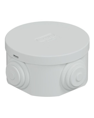 Коробка JBR065 D=65х35, 4 вых., IP44, серая (44004). Коробка монтажная. Экопласт в Ростове-на-Дону