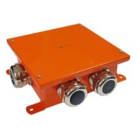 Коробка SMB165 металлическая 164х164х65, 9P (1,5-10 мм²) (56359). Коробка, огнестойкая. Экопласт