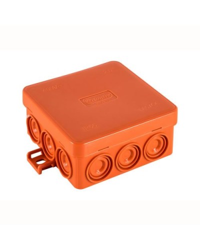 Коробка JBL085 85х85х38, 12 вых., 10P (0,15...2,5мм²) (43365HF). Коробка монтажная, огнестойкая, без галогена. Экопласт в Ростове-на-Дону