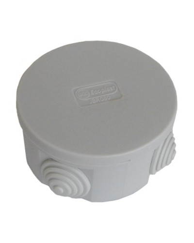 Коробка JBR080 D=80х40, 4 вых., IP44, серая (44005). Коробка монтажная. Экопласт в Ростове-на-Дону