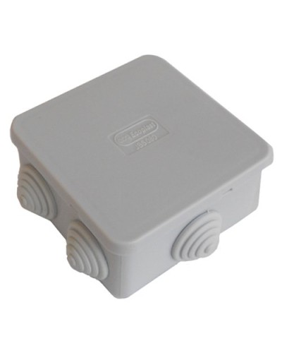 Коробка JBS080 85х85х50, 6 вых., IP44, серая (44066). Коробка монтажная. Экопласт в Ростове-на-Дону