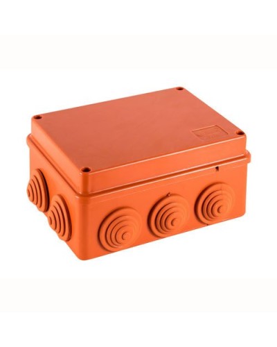 Коробка JBS150 150х110х70, 10 вых., 10P (0,15...2,5мм²) (43089HF). Коробка монтажная, огнестойкая, без галогена. Экопласт в Ростове-на-Дону