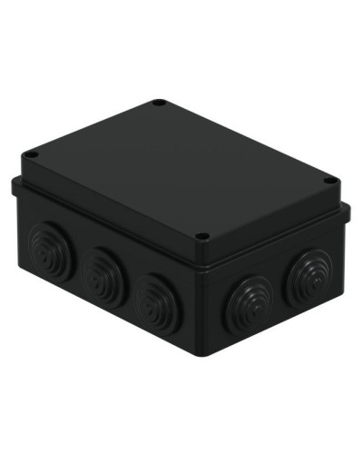 Коробка JBS150 150х110х70, 10 вых., IP55, черная (44009BL-1). Коробка монтажная. Экопласт в Ростове-на-Дону