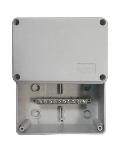 Коробка (КУП) JBS120 120х80х50, 6 вых, IP55 (44008KP). Коробка уравнивания потенциалов (КУП), 6х9мм, 8 зажимов. Экопласт в Ростове-на-Дону