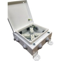 КМ-О (12к)-IP55-1212, 8 вводов: Коробка монтажная огнестойкая