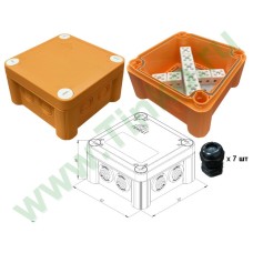 КМ-О-1212(П)(18к)-IP66(П6-12): Коробка монтажная огнестойкая