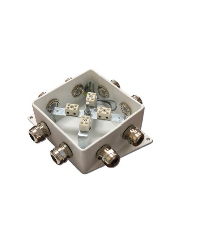 КМ-О (8к)-IP66-120х120, семь вводов: Коробка монтажная огнестойкая в Ростове-на-Дону