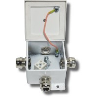 КМ-О (2к*6,0)-IP66 четыре ввода: Коробка монтажная огнестойкая