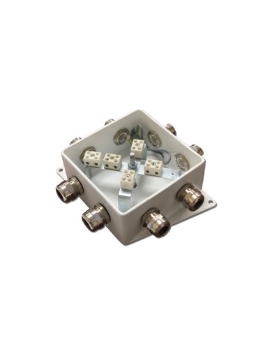 КМ-О (10к)-IP66-120х120, шесть вводов: Коробка монтажная огнестойкая в Ростове-на-Дону