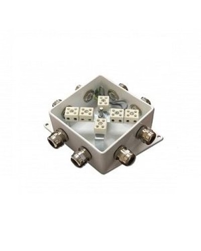 КМ-О (12к*10,0)-IP66-120х120, шесть вводов: Коробка монтажная огнестойкая в Ростове-на-Дону
