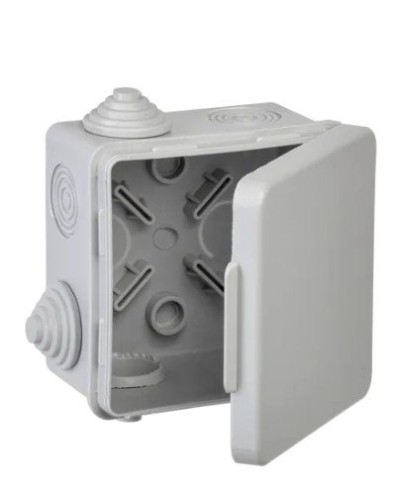 Коробка КМ 80х80х50 GENERICA (UKO31-080-080-050-K03-54G). Коробка распаячная для открытой проводки. GENERICA в Ростове-на-Дону
