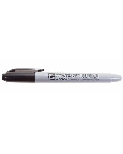 Маркер перманентный Crown «Multi Marker Slim» 2 мм, черный, пулевидный (08-8201): Ручка для маркировки в Ростове-на-Дону