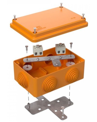 Коробка огнестойкая 120х80х50 (40-0340-FR1.5-4). Коробка огнестойкая для открытой установки. Промрукав в Ростове-на-Дону