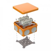 Коробка огнестойкая 100х100х50 (60-0300-FR6.0-12). Коробка огнестойкая для открытой установки. Промрукав