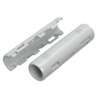Муфта разборная D16 атмосферостойкая серая (PR13.0409). Муфта разборная. Промрукав