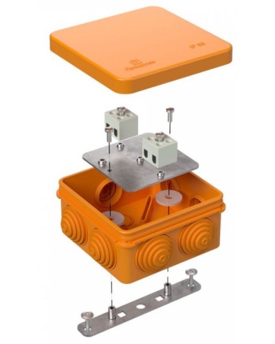 Коробка огнестойкая 80х80х40 (40-0210-FR1.5-4). Коробка огнестойкая для открытой установки. Промрукав в Ростове-на-Дону