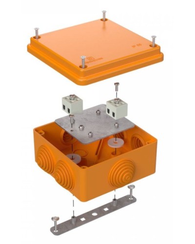 Коробка огнестойкая 100х100х50 (40-0300-FR6.0-4). Коробка огнестойкая для открытой установки. Промрукав в Ростове-на-Дону