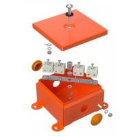Коробка металлическая огнестойкая 110х110х65 (70-0360-FR2.5-4). Коробка металлическая огнестойкая. Промрукав