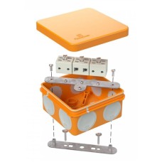Коробка огнестойкая 60-0210-FR6.0-6 Е15-Е120 80х80х40. Коробка огнестойкая для открытой установки. Промрукав