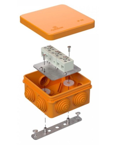 Коробка огнестойкая 80х80х40 (40-0210-FR2.5-6). Коробка огнестойкая для открытой установки. Промрукав в Ростове-на-Дону