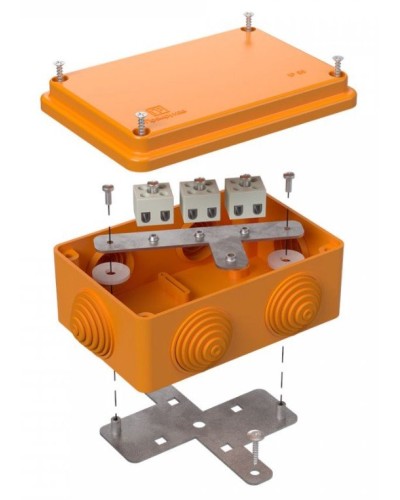 Коробка огнестойкая 120х80х50 (40-0340-FR1.5-6). Коробка огнестойкая для открытой установки. Промрукав в Ростове-на-Дону