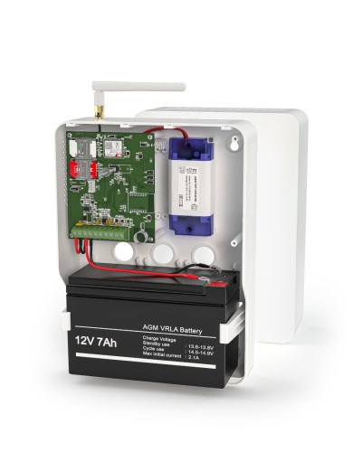 Контакт GSM-14А v.3 (в корпусе под АКБ 1,2-7 Ач с БРП 12V 1А). Панель охранная радиоканальная. Ритм в Ростове-на-Дону