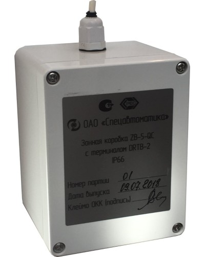 ZB-5-QC с DRTB-2 исп.02. Монтажная зонная коробка. Спецавтоматика, Москва в Ростове-на-Дону
