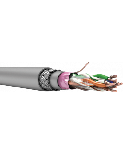 TechnoLAN F/UTP SWA PS Cat 5e ZH нг(A)-HF 2x2x0,52. Кабель «витая пара» (LAN) для структурированных систем связи. СПКБ-Техно в Ростове-на-Дону
