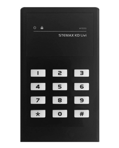 STEMAX KD Livi (черный). Беспроводная кнопочная кодовая панель. Стелс НПП в Ростове-на-Дону